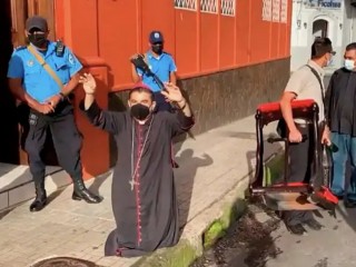 Đức Giám mục Rolando Álvarez Địa phận Matagalpa, Nicaragua, đã bị cảnh sát theo dõi vào đầu tháng 8 năm 2022 (Ảnh: Giáo phận Matagalpa)