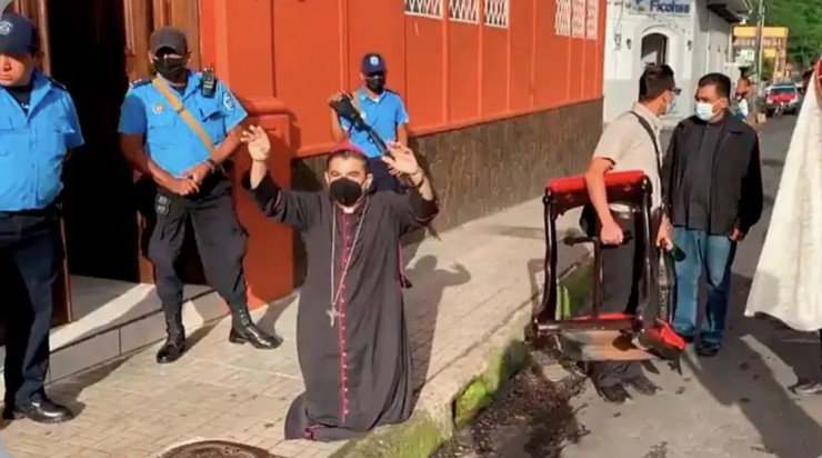 Đức Giám mục Rolando Álvarez Địa phận Matagalpa, Nicaragua, đã bị cảnh sát theo dõi vào đầu tháng 8 năm 2022 (Ảnh: Giáo phận Matagalpa)