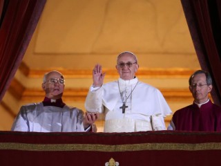 Đức Hồng y Jorge Bergoglio đắc cử Giáo hoàng ngày 13 tháng 3 năm 2013 (Ảnh: Getty Images)