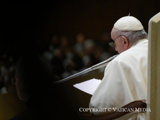 Đức Thánh Cha Phanxicô chia sẻ trong buổi tiếp kiến chung hôm Thứ Tư ngày 4 tháng 1 tại Hội trường Phaolô VI (Ảnh: Truyền thông Vatican)