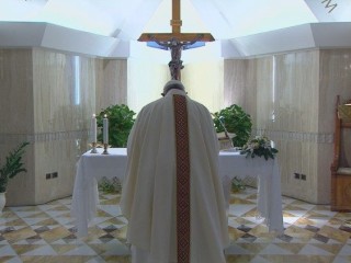Đức Thánh Cha Phanxicô cử hành Thánh lễ tại Casa Santa Marta