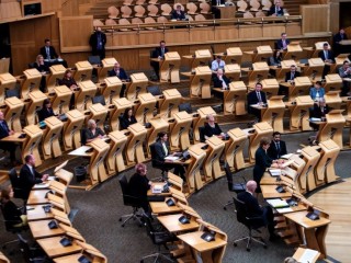 Toàn cảnh Quốc hội Scotland ở Edinburgh ngày 16 tháng 9 năm 2021 (Ảnh: Andy Buchanan/Pool qua Reuters/ CNS)