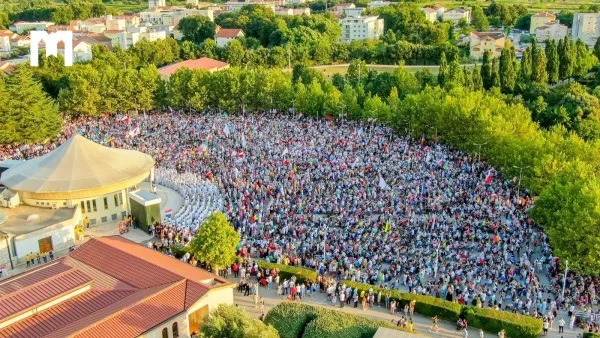 Hàng ngàn thanh thiếu niên tập trung tại Liên hoan Giới trẻ Công giáo Mễ Du 2023 từ ngày 26 đến ngày 30 tháng 7 (Ảnh: Đài phát thanh MIR Mễ Du)