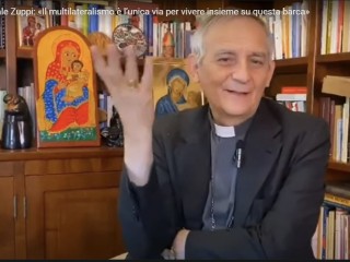 Đức Hồng Y Matteo Zuppi (Nguồn: Chụp màn hình từ Youtube)