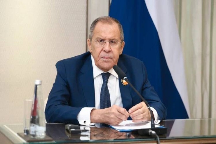 Sergey Lavrov, Ngoại trưởng Nga, trả lời câu hỏi của phóng viên trong cuộc họp báo sau hội nghị thượng đỉnh G20 ở New Delhi, Ấn Độ, ngày 10 tháng 9 năm 2023 (Ảnh: CNS/Bộ Ngoại giao Nga)