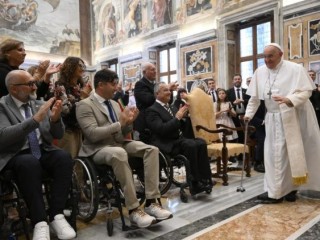 Đức Thánh Cha Phanxicô gặp gỡ Hiệp hội Người lao động ANMIL (Ảnh: Truyền thông Vatican/ Divisione Foto)