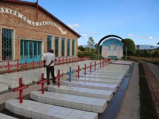 Đất Thánh nơi an nghỉ của các anh em tử đạo ở Buta (Ảnh: ACN)