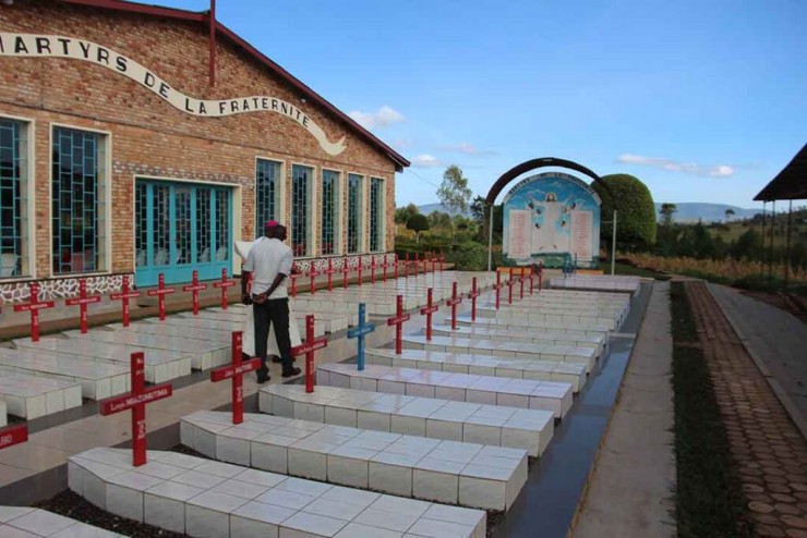 Đất Thánh nơi an nghỉ của các anh em tử đạo ở Buta (Ảnh: ACN)