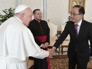 Đức Thánh Cha Phanxicô tiếp phái đoàn chính quyền Đảng Cộng sản Việt Nam tại Vatican vào ngày 18 tháng 1 năm 2024 (Ảnh: Truyền thông Vatican)