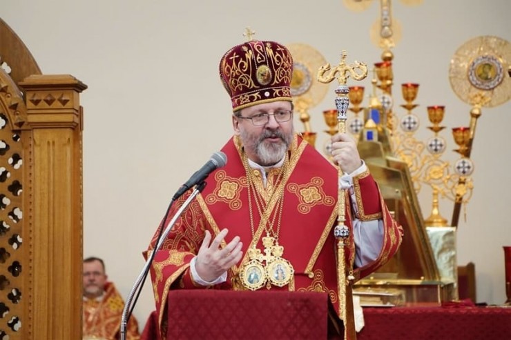 Đức Tổng Giám mục Sviatoslav Shevchuk, Tổng Giám mục Địa phận Kyiv-Galicia, Ukraine và là người đứng đầu Giáo hội Công giáo Hy Lạp Ukraine, đã thuyết giảng tại Washington, DC (Ảnh: Giáo hội Công giáo Hy Lạp Ucraine)
