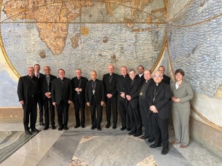 Các đại diện của Giáo triều Rôma và Hội đồng Giám mục Đức gặp nhau tại Vatican vào ngày 28 tháng 6 năm 2024 (Ảnh: Truyền thông Vatican)