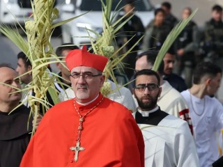 Đức Hồng y Pierbattista Pizzaballa, Đức Thượng phụ nghi lễ Latinh ở Giêrusalem  (Ảnh: AHMAD GHARABLI | AFP)