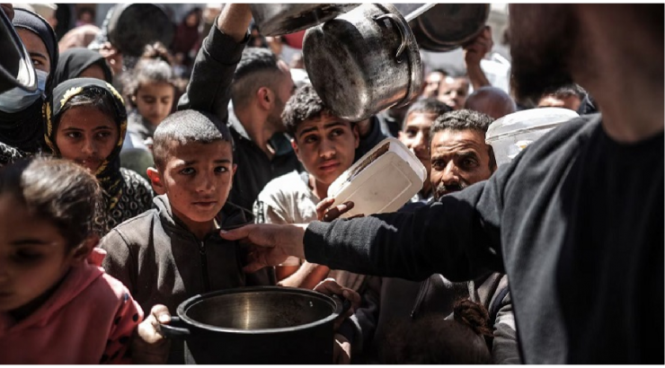Tổ chức Caritas Quốc tế đã đưa ra một bản lên án mạnh mẽ về những gì họ gọi là việc sử dụng thực phẩm một cách có chủ đích như một vũ khí chiến tranh (Ảnh: AICA)