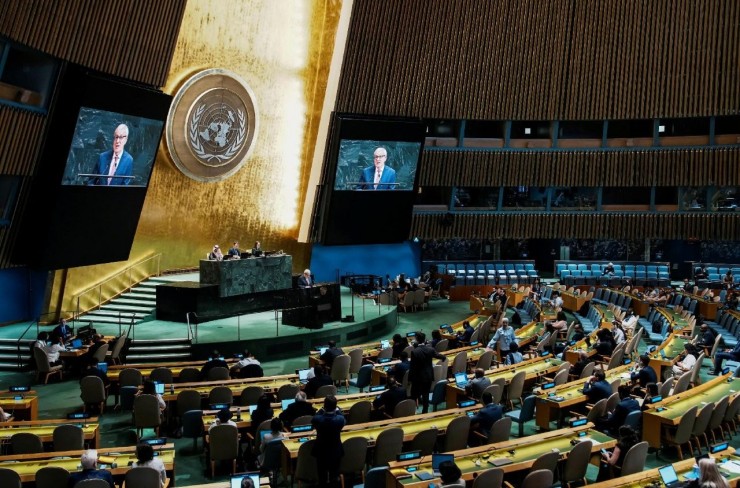 Hội nghị Liên Hợp Quốc hướng tới giải pháp hai nhà nước giữa Israel và Palestine tại New York (Ảnh: VaticanNews)