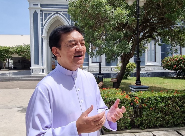 Linh mục Joseph Anucha Chaiyadej, Giám đốc Điều hành Ủy ban Truyền thông Xã hội của Hội đồng Giám mục CBCT (Ảnh: LiCAS News)