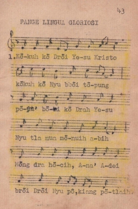 Panga Lingua Gloriosi - Cha Jacques Dournes dịch
