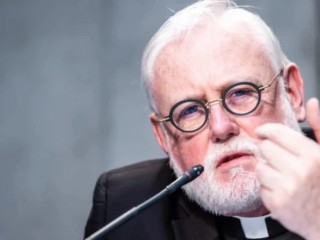 Đức Tổng Giám mục Paul Richard Gallagher, Ngoại trưởng Tòa Thánh (Ảnh: Daniel Ibáñez/CNA)
