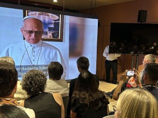 Trình chiếu thông điệp video của Đức Thánh Cha Lêô XIV