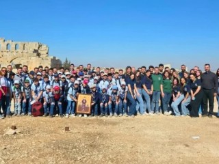 Một cuộc hành hương đến Đền thờ St. Maron cổ kính và Nhà thờ St. Simeon Stylites gần đây đã diễn ra ở tây bắc Syria (Ảnh: Nhóm Hướng đạo Maronite)