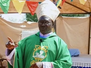 Đức Giám mục Yunan Tombe Trille Kuku Andali thuộc Giáo phận Công giáo El-Obeid của Sudan (Ảnh: CRN)