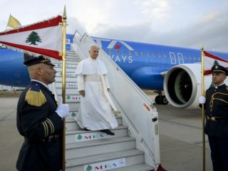 Đức Thánh Cha Lêô XIV bắt đầu chuyến viếng thăm Lebanon vào ngày 30 tháng 11 năm 2025 (Ảnh @ Truyền thông Vatican)