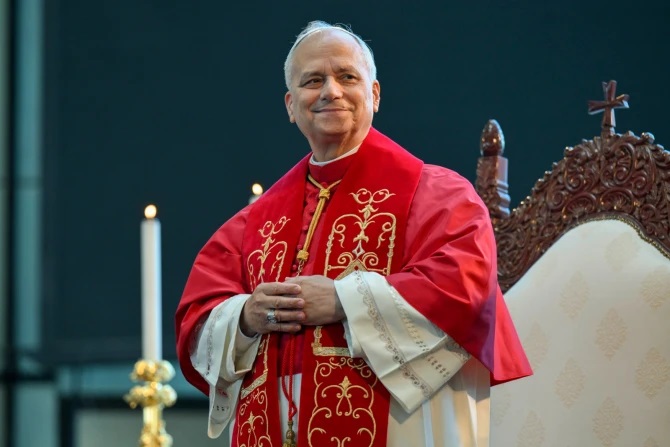 Đức Thánh Cha Lêô XIV tại Harissa, Lebanon, ngày 1 tháng 12 năm 2025 (Ảnh: Truyền thông Vatican)