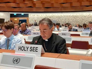 Đức Tổng Giám mục Ettore Balestrero, Quan sát viên thường trực của Tòa Thánh tại Liên Hợp Quốc và các tổ chức quốc tế khác ở Geneva (Ảnh: Vatican News)