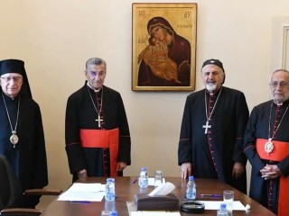 Các Thượng phụ và Giám mục Lebanon kêu gọi “kiên trì cầu nguyện cho hòa bình” (Ảnh do Tòa Thượng phụ Công giáo Syriac cung cấp)