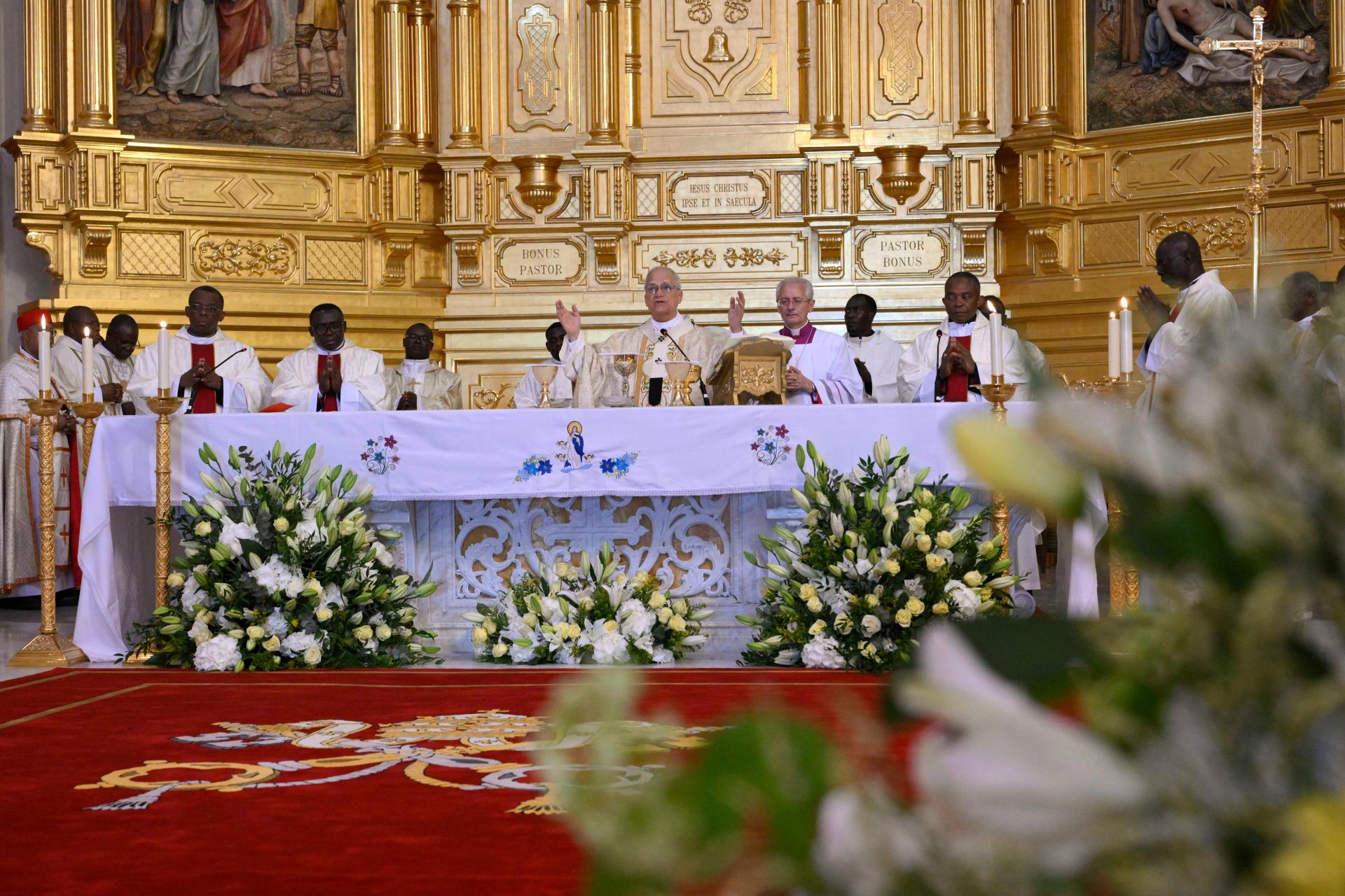2026.04.22 Viaggio Apostolico in Guinea Equatoriale - Santa Messa alla Basilica dell’Immacolata Concezione di Mongomo