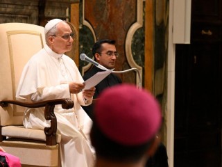 Đức Thánh Cha Lêô XIV  gặp gỡ các thành viên ROACO vào ngày 26 tháng 6 năm 2025 (Ảnh: Truyền thông Vatican)