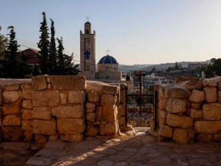 Nhà thờ Byzantine Thánh George tại Taybeh (Ảnh: AFP)