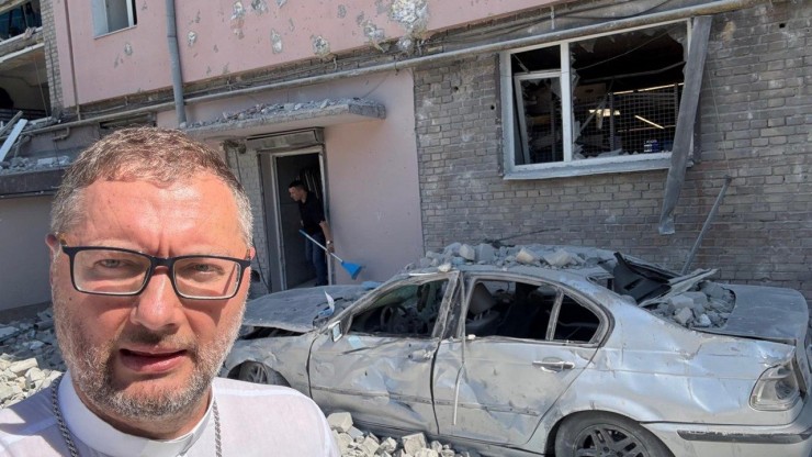 Đức Tổng Giám mục Kulbokas tại Ukraine (Ảnh: Vatican News)